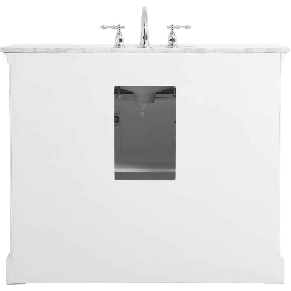Clarence 42 X 22 X 35 inch White Vanity Sink Set