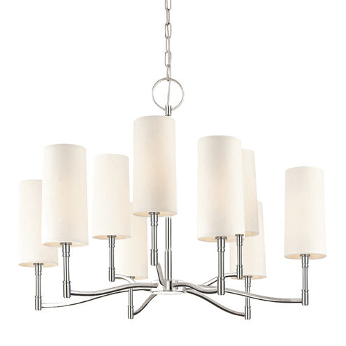 Dillon 9 Light 30 inch Polished Nickel Chandelier Ceiling Light