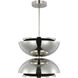 Sean Lavin Shanti LED 20.5 inch Polished Nickel Line-Voltage Pendant Ceiling Light