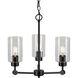 Jayden 3 Light 18 inch Black Chandelier Ceiling Light