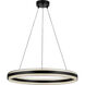 Drew & Jonathan Colt 1 Light 25.6 inch Midnight Black Chandelier Ceiling Light