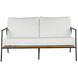 Milan Stinson White Outdoor Sofa, 2 Seater