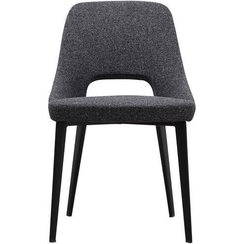 Tizz Grey Dining Chair in Dark Grey