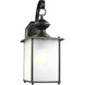 Jamestowne 1 Light 17 inch Antique Bronze Outdoor Wall Lantern, Large