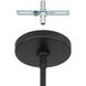 Mansfield 1 Light 6 inch Matte Black Pendant Ceiling Light