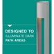 Atlantis 12v 4.00 watt Titanium Landscape Path Bollard, Round
