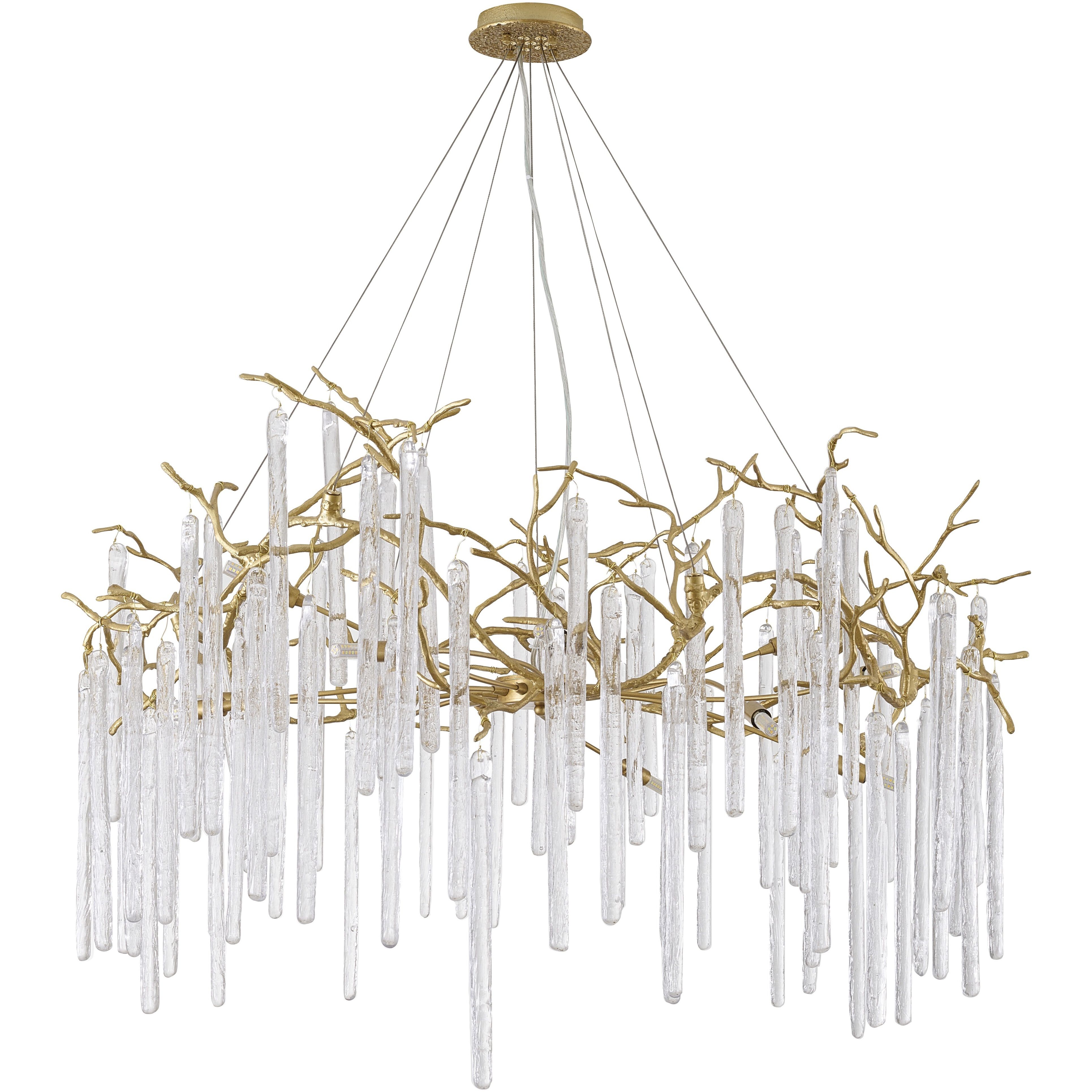 CC Series 12 Light 39.37 inch Brass Chandelier Ceiling Light