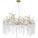 CC Series 12 Light 39.37 inch Brass Chandelier Ceiling Light