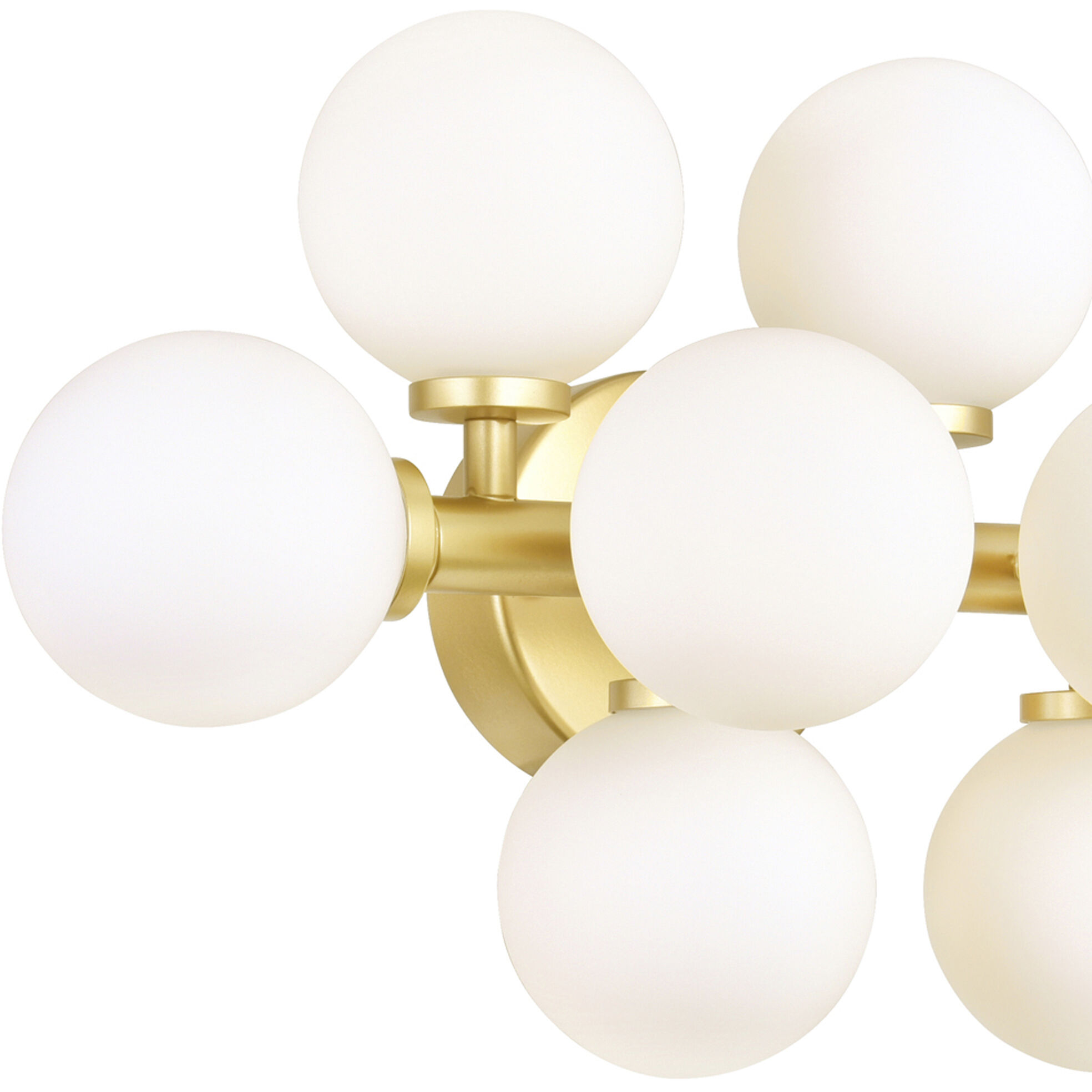 Arya LED 8 inch Satin Gold Wall Light