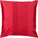 Edwin 18 X 18 inch Red Pillow Cover, Square