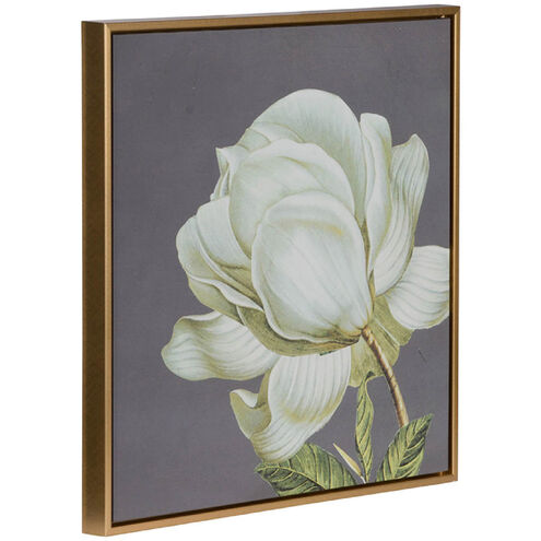 Square Gold/Multi Floral Wall Art