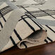 Sachin 114 X 79 inch Black/White Rug in 6 x 9