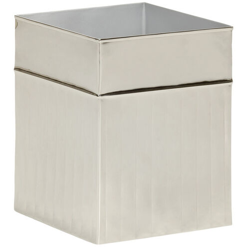 Wildwood Polished Nickel Wastepaper Basket