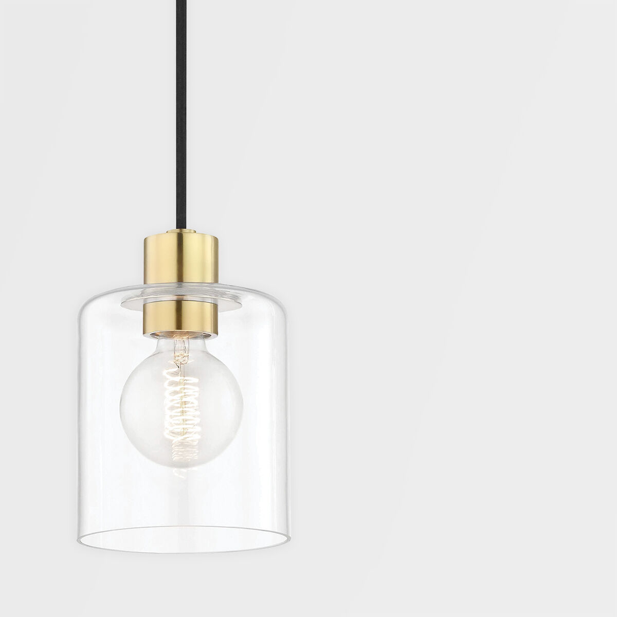 Neko 1 Light 5.5 inch Aged Brass Pendant Ceiling Light