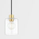 Neko 1 Light 5.5 inch Aged Brass Pendant Ceiling Light