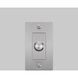 1G 100-120 Steel Dimmer Switch, LED