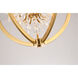 Canada 4 Light 18 inch Antique Brass Chandelier Ceiling Light