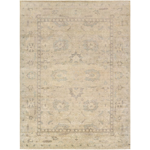 Wayne 108 X 72 inch Gray and Brown Area Rug, Wool and Silk