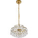 Savannah 3 Light 14 inch Brass Pendant Ceiling Light