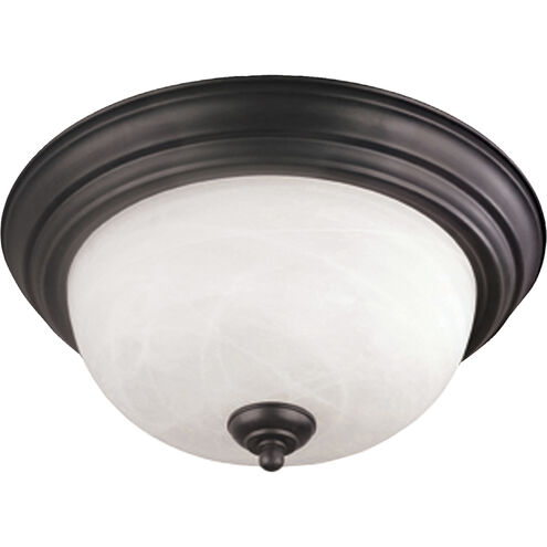 Tahoe 2 Light 14 inch Painted Bronze Flush Mount Ceiling Light