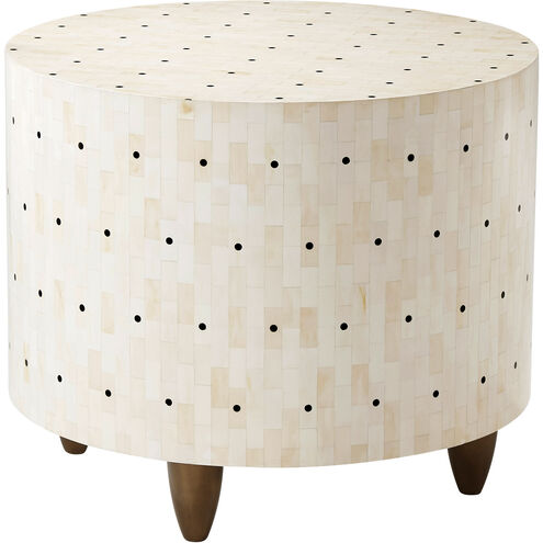 Biscayne 24 X 24 inch Faux Bone Panelled Side Table