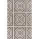 Rivington 36 X 24 inch Gray and Neutral Area Rug, Wool and Cotton