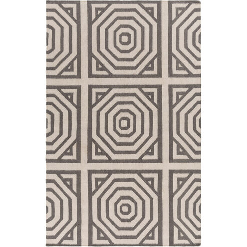 Rivington 36 X 24 inch Gray and Neutral Area Rug, Wool and Cotton