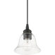 Moreland 1 Light 6 inch Black Single Pendant Ceiling Light, Single