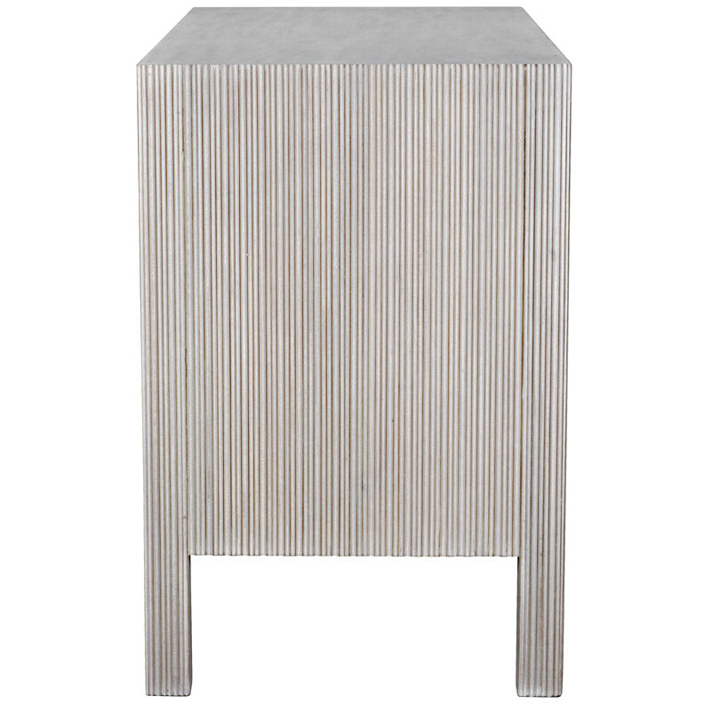 Conrad White Wash Dresser, 6 Drawer