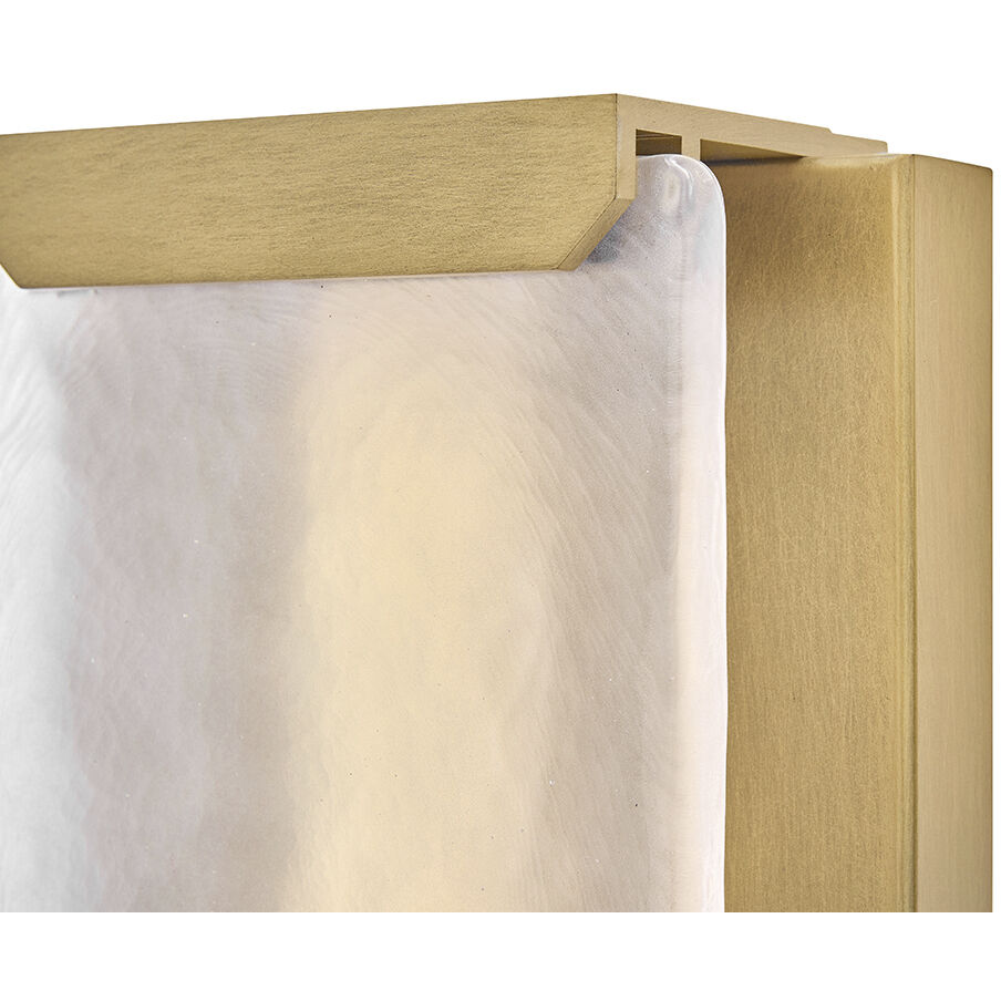 Zayde LED 22.25 inch Heritage Brass Outdoor Wall Mount