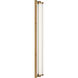 Weston LED 34 inch Satin Brass Vanity Light Wall Light