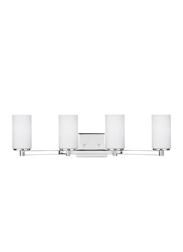 Hettinger 4 Light 29 inch Chrome Bath Vanity Wall Sconce Wall Light