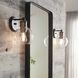 Hansford 1 Light 7 inch Antique Bronze Bath Vanity Wall Light in Antique Bronze and Vintage Brass
