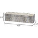 Roosevelt 18.5 inch Mixed Grey and White Mother of Pearl Box in Large, Large