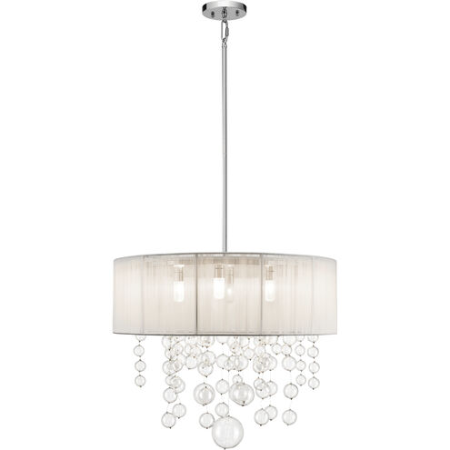 Imbuia 4 Light 24 inch Chrome Pendant Ceiling Light