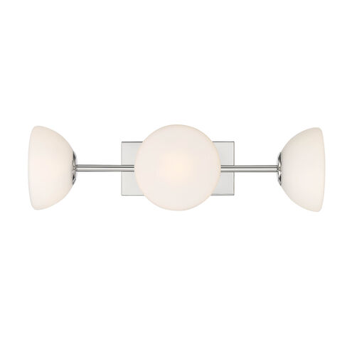 Zio 3 Light 24 inch Polished Nickel Vanity Light Wall Light