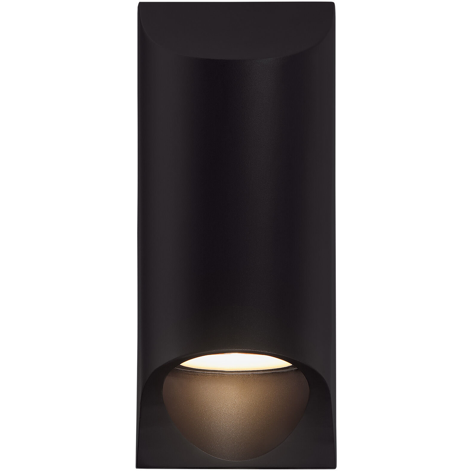 Mega LED 11 inch Black Outdoor Wall Light