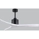 Atlas Mollywood 52 inch Matte Black with Matte White Blades Ceiling Fan, Atlas
