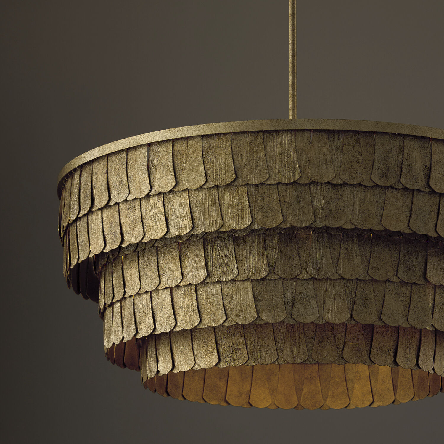 Arden 6 Light 28.75 inch Ancestral Gold Chandelier Ceiling Light