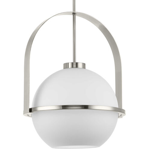 Delayne 1 Light 16 inch Brushed Nickel Pendant Ceiling Light