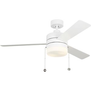 Syrus 52 52 inch Matte White Ceiling Fan