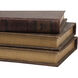 Anita 5.5 X 1.5 inch Brown Book Box, Set of 4