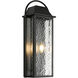 Dew 2 Light 8 inch Matte Black Wall Sconce Wall Light