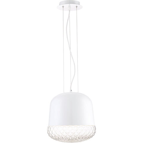 Corson 1 Light 10 inch White Pendant Ceiling Light, Small