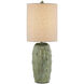 Cactus 27 inch 150 watt Antiqued Green Table Lamp Portable Light