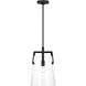 Drew & Jonathan Crofton 1 Light 10.25 inch Midnight Black Pendant Ceiling Light, Medium