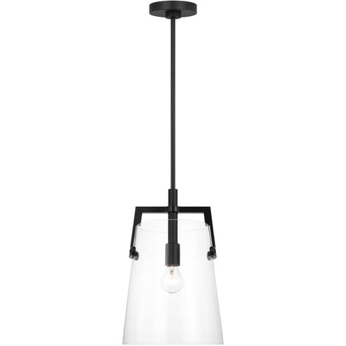 Drew & Jonathan Crofton 1 Light 10.25 inch Midnight Black Pendant Ceiling Light, Medium