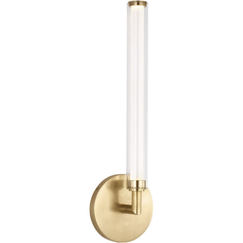 Sean Lavin Poza Sconce Wall Light in Hand-Rubbed Antique Brass