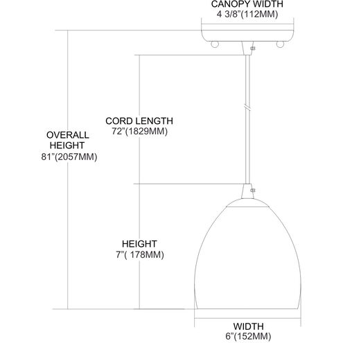 Lewes LED 6 inch Satin Nickel Multi Pendant Ceiling Light, Configurable
