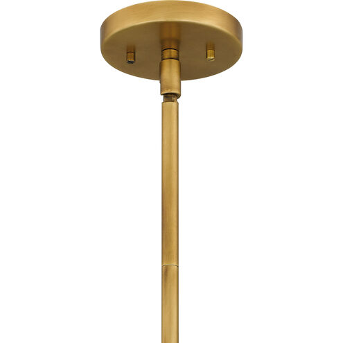 Piccolo 1 Light 12.75 inch Weathered Brass Mini Pendant Ceiling Light